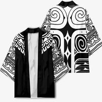 Japan Indigenous Jomon Tattoo Inspiration Kimono Black Version