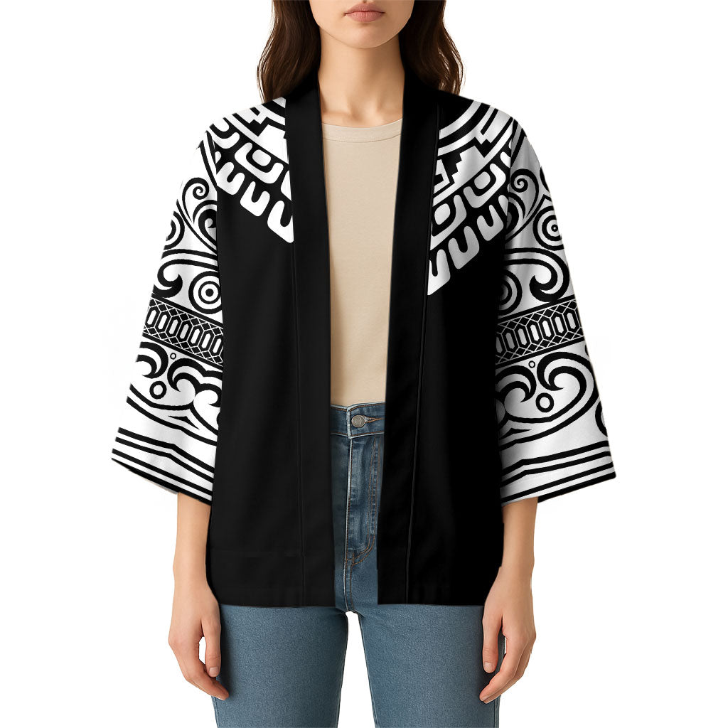 Japan Indigenous Jomon Tattoo Inspiration Kimono Black Version