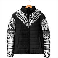 Japan Indigenous Jomon Tattoo Inspiration Padded Jacket Black Version