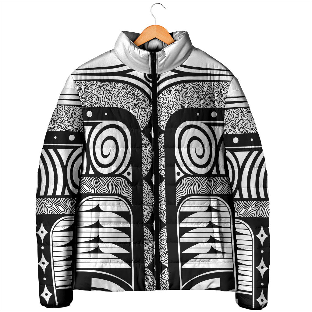 Japanese Indigenous Padded Jacket Jomon Tribal Inspired White