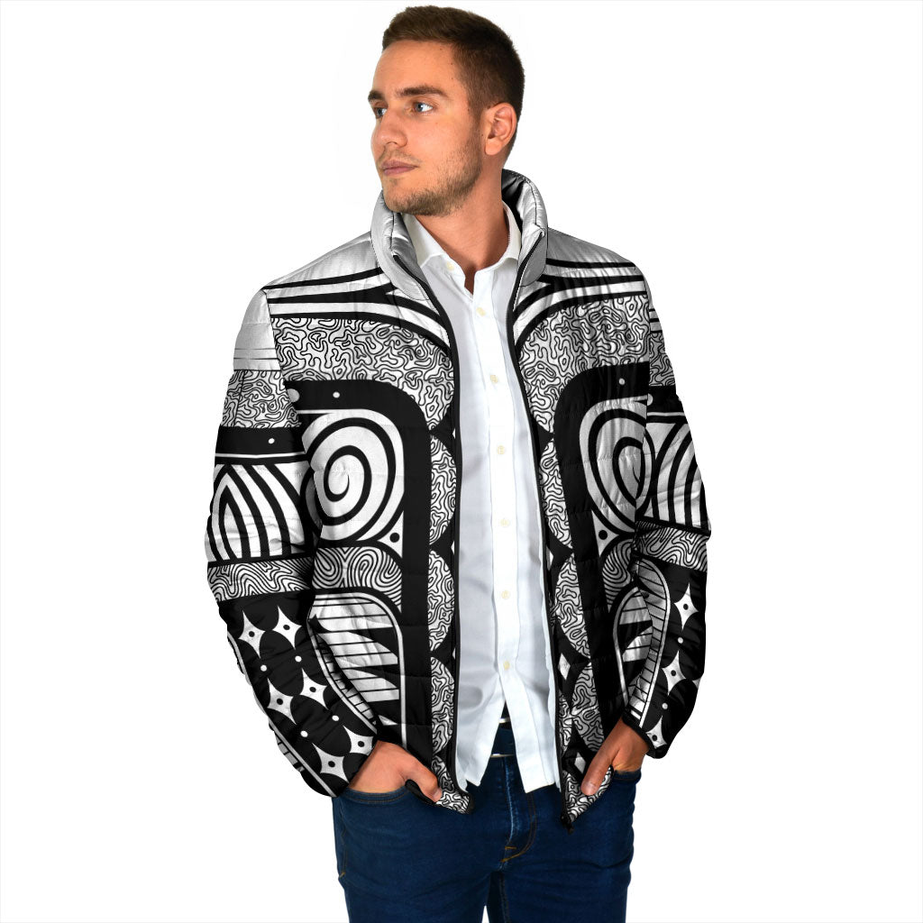 Japanese Indigenous Padded Jacket Jomon Tribal Inspired White