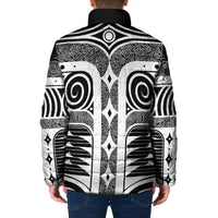 Japanese Indigenous Padded Jacket Jomon Tribal Inspired Black