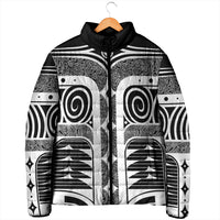 Japanese Indigenous Padded Jacket Jomon Tribal Inspired Black