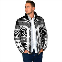 Japanese Indigenous Padded Jacket Jomon Tribal Inspired Black