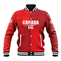 Custom Canada Football 2026 Baseball Jacket Les Rouges Making History