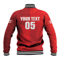 Custom Canada Football 2026 Baseball Jacket Les Rouges Making History
