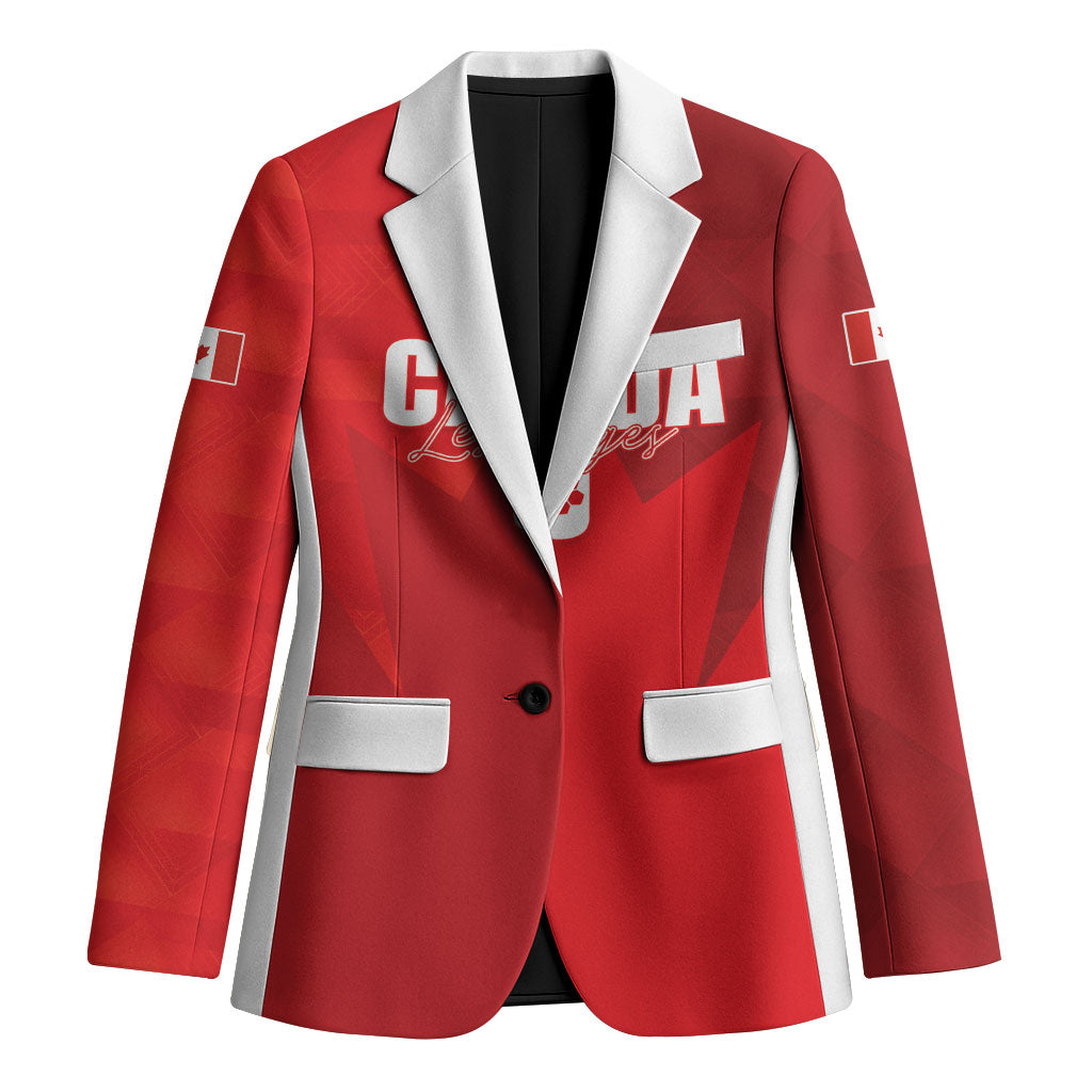 Custom Canada Football 2026 Blazer Les Rouges Making History