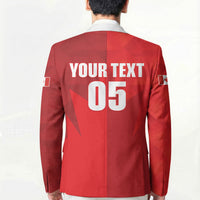 Custom Canada Football 2026 Blazer Les Rouges Making History