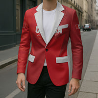 Custom Canada Football 2026 Blazer Les Rouges Making History
