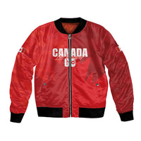 Custom Canada Football 2026 Bomber Jacket Les Rouges Making History