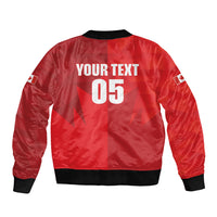 Custom Canada Football 2026 Bomber Jacket Les Rouges Making History