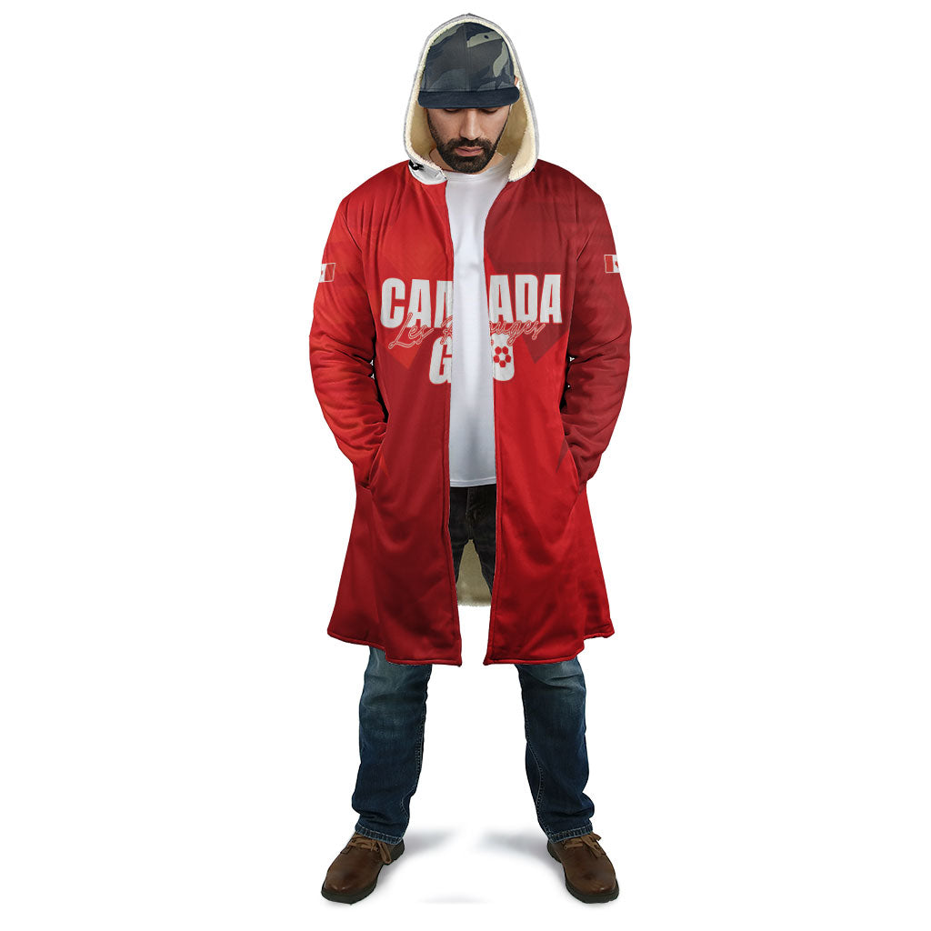 Custom Canada Football 2026 Cloak Les Rouges Making History
