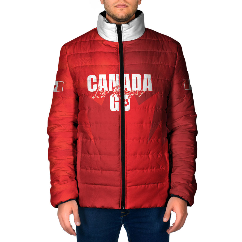 Custom Canada Football 2026 Padded Jacket Les Rouges Making History