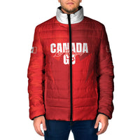 Custom Canada Football 2026 Padded Jacket Les Rouges Making History