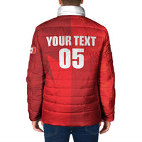 Custom Canada Football 2026 Padded Jacket Les Rouges Making History