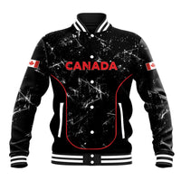 Custom Canada Football 2026 Baseball Jacket Go Les Rouges