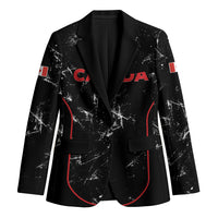 Custom Canada Football 2026 Blazer Go Les Rouges