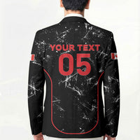 Custom Canada Football 2026 Blazer Go Les Rouges