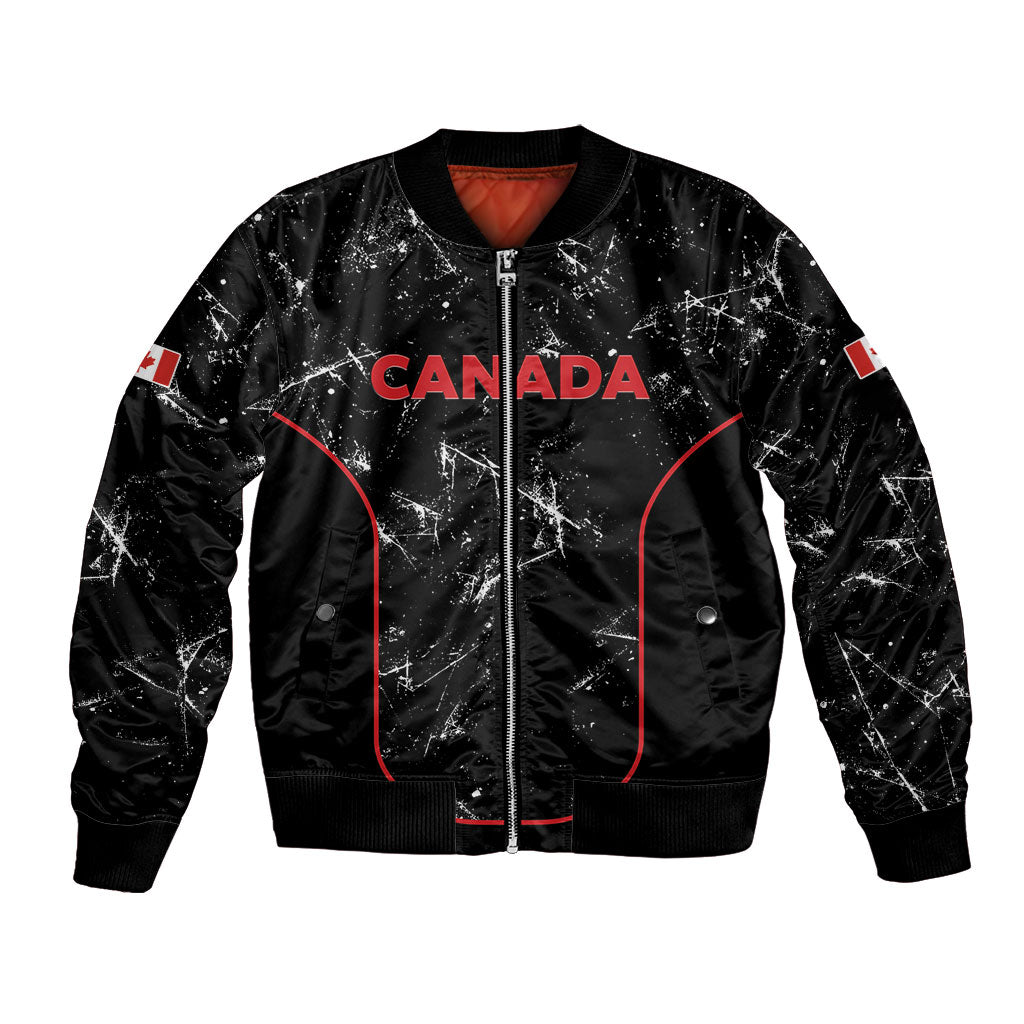 Custom Canada Football 2026 Bomber Jacket Go Les Rouges