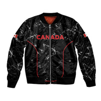 Custom Canada Football 2026 Bomber Jacket Go Les Rouges