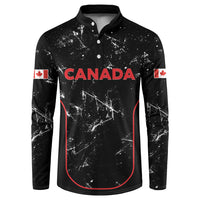 Custom Canada Football 2026 Button Sweatshirt Go Les Rouges