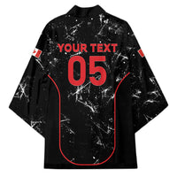 Custom Canada Football 2026 Kimono Go Les Rouges