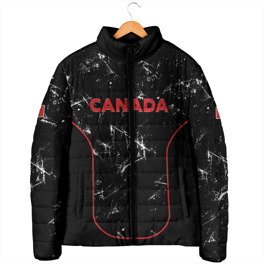 Custom Canada Football 2026 Padded Jacket Go Les Rouges