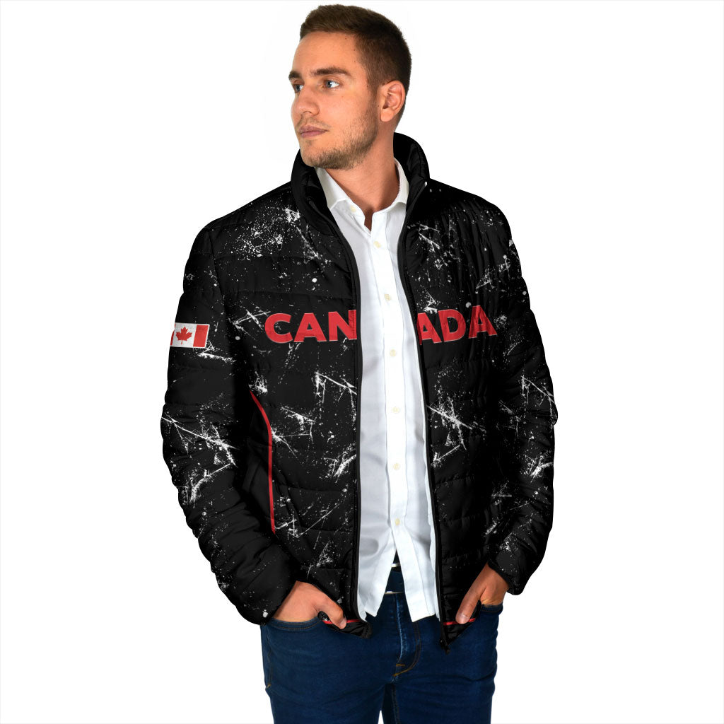 Custom Canada Football 2026 Padded Jacket Go Les Rouges