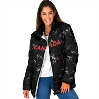 Custom Canada Football 2026 Padded Jacket Go Les Rouges