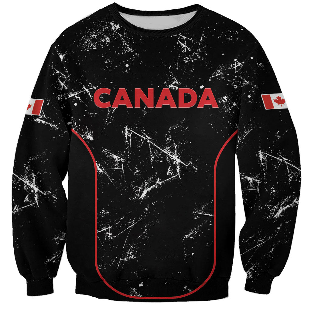 Custom Canada Football 2026 Sweatshirt Go Les Rouges