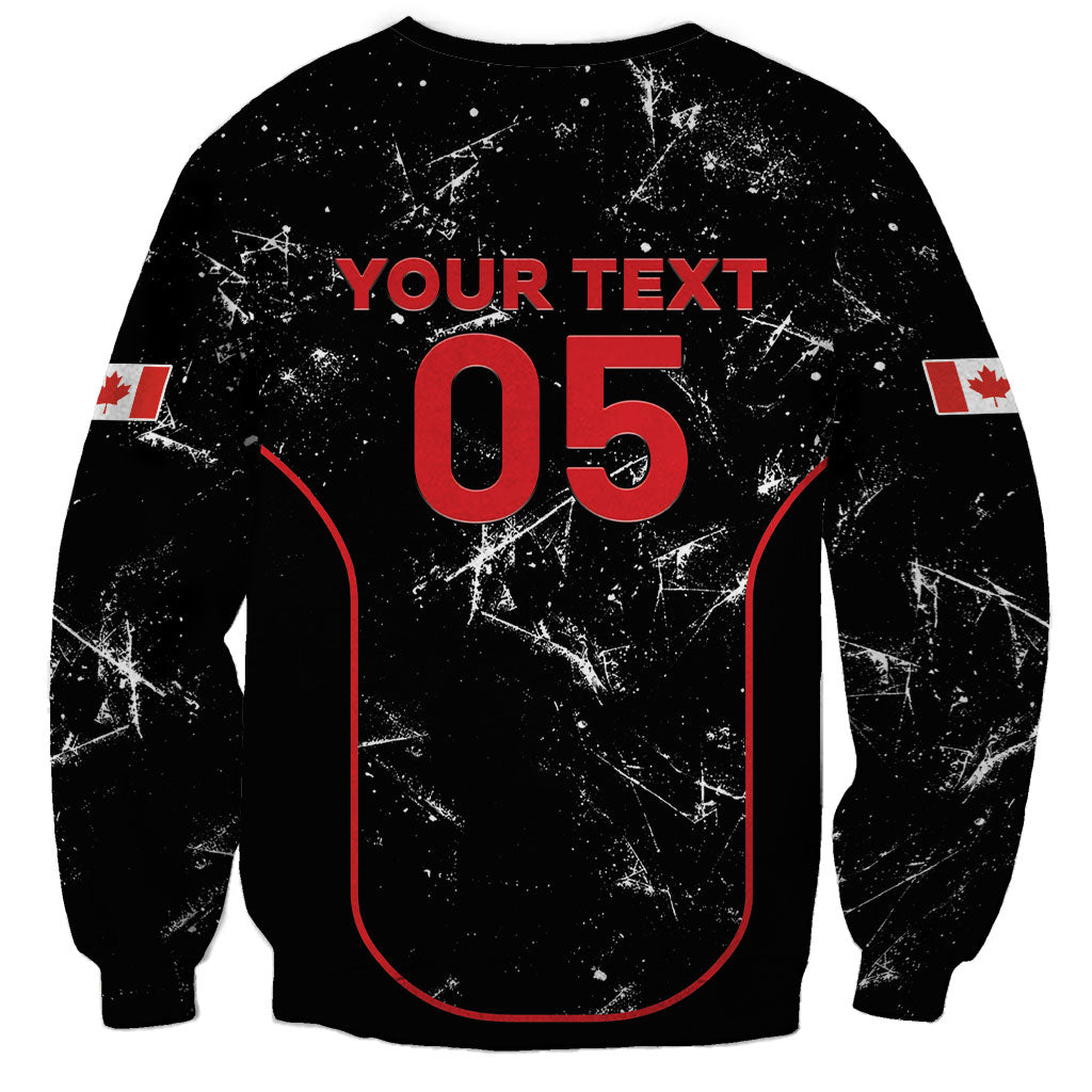 Custom Canada Football 2026 Sweatshirt Go Les Rouges