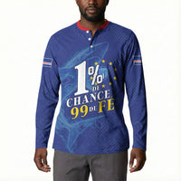 Custom Cape Verde Football Button Sweatshirt Blue Sharks Still Undefeated