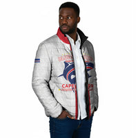 Custom Cabo Verde Padded Jacket Blue Sharks Fear No Giants