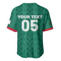 Custom Algeria Football 2026 Baseball Jersey Algerian Geometric Patterns