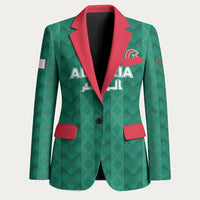 Custom Algeria Football 2026 Blazer Algerian Geometric Patterns