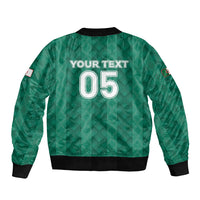 Custom Algeria Football 2026 Bomber Jacket Algerian Geometric Patterns