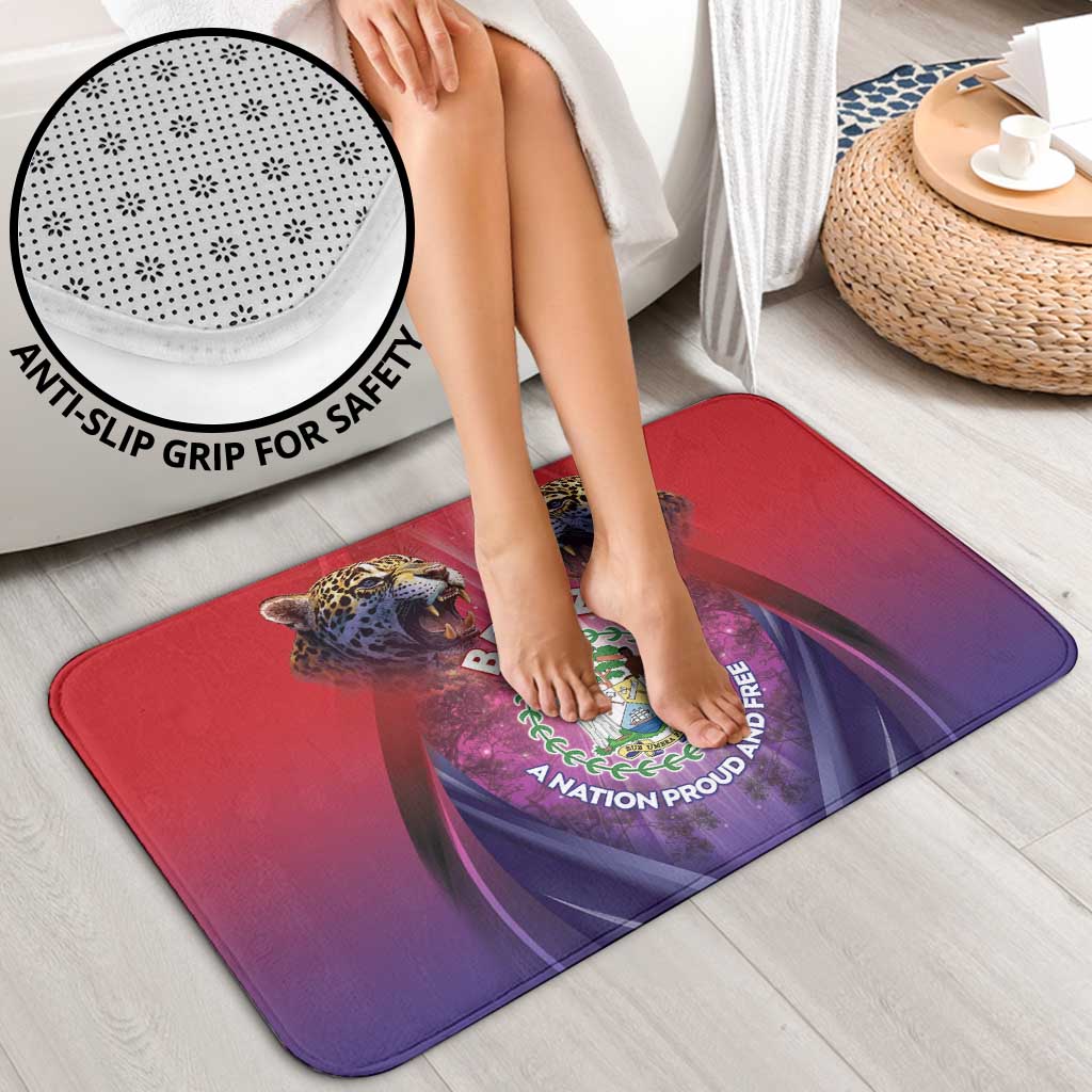 Belize 44th Independence Anniversary Bathroom Set Stronger Together Rising Forever - Wonder Print Shop