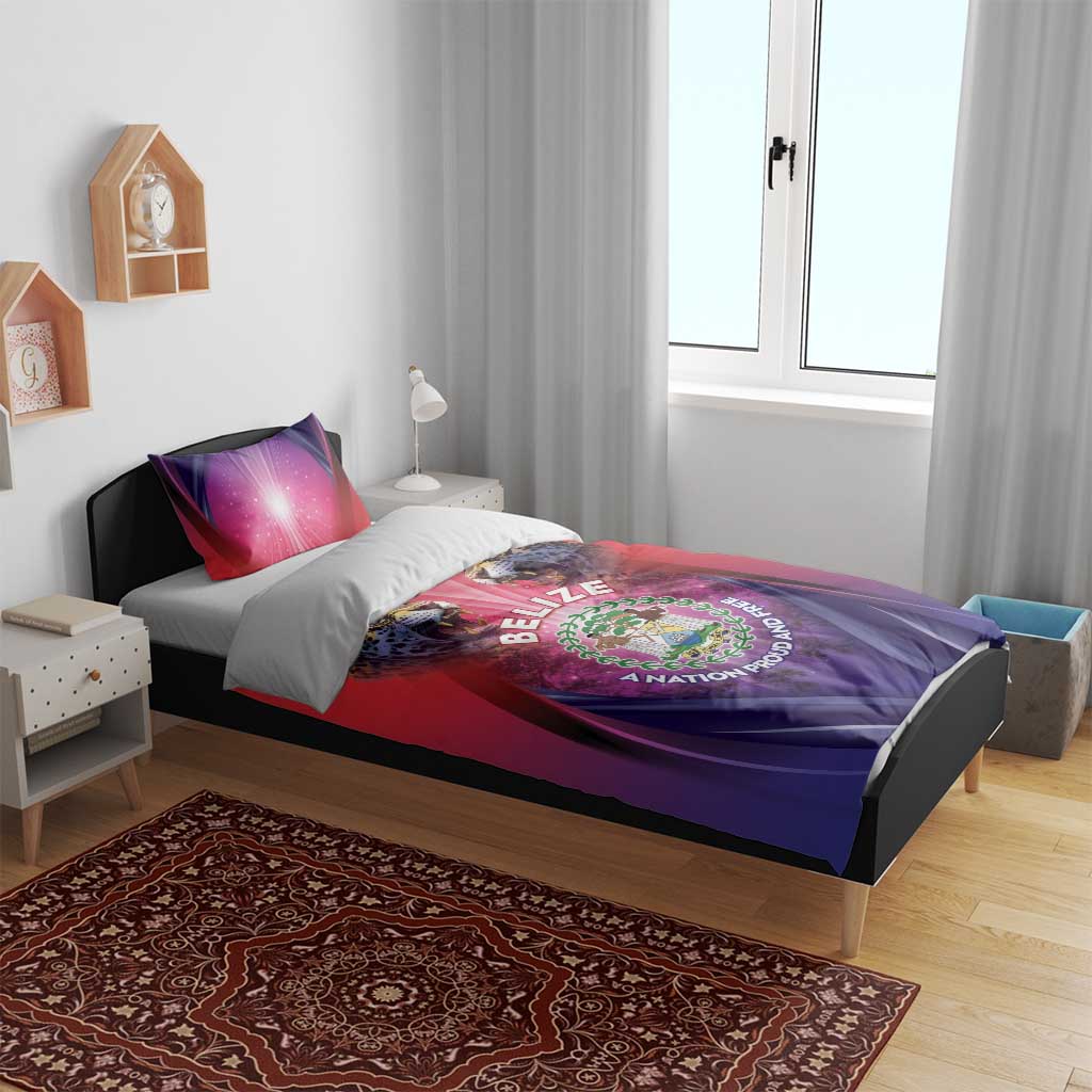 Belize 44th Independence Anniversary Bedding Set Stronger Together Rising Forever - Wonder Print Shop