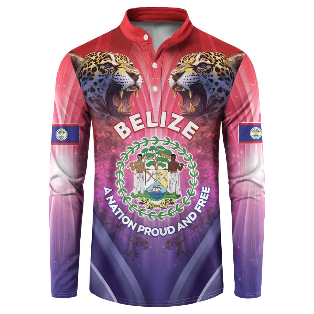 Belize 44th Independence Anniversary Button Sweatshirt Stronger Together Rising Forever - Wonder Print Shop