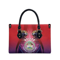 Belize 44th Independence Anniversary Leather Bag Stronger Together Rising Forever - Wonder Print Shop