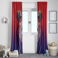 Belize 44th Independence Anniversary Window Curtain Stronger Together Rising Forever - Wonder Print Shop