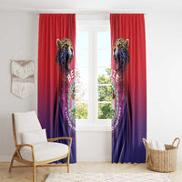 Belize 44th Independence Anniversary Window Curtain Stronger Together Rising Forever - Wonder Print Shop