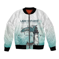Canada The Great Lakes Bomber Jacket Lake Ontario Forever