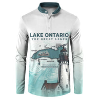 Canada The Great Lakes Button Sweatshirt Lake Ontario Forever