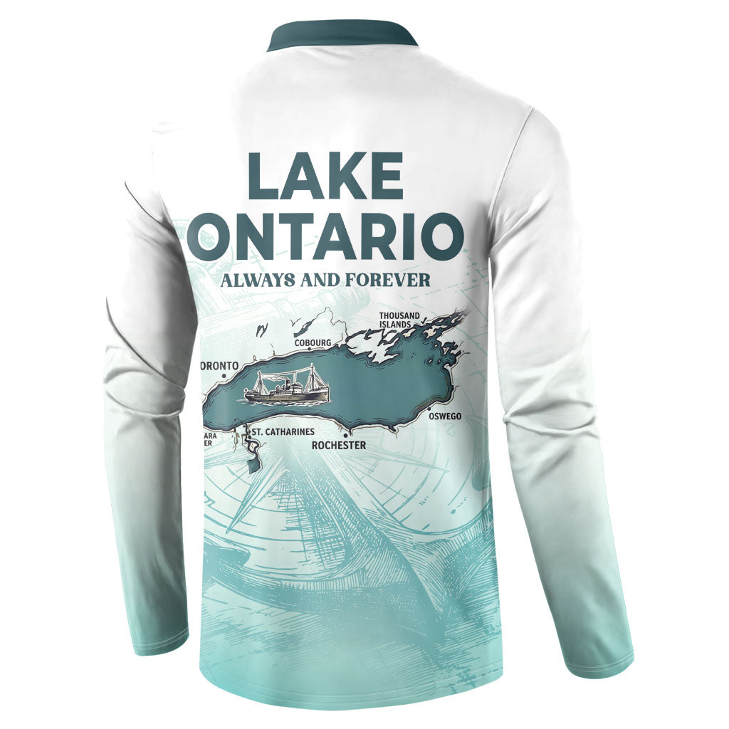 Canada The Great Lakes Button Sweatshirt Lake Ontario Forever