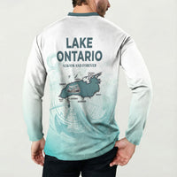 Canada The Great Lakes Button Sweatshirt Lake Ontario Forever