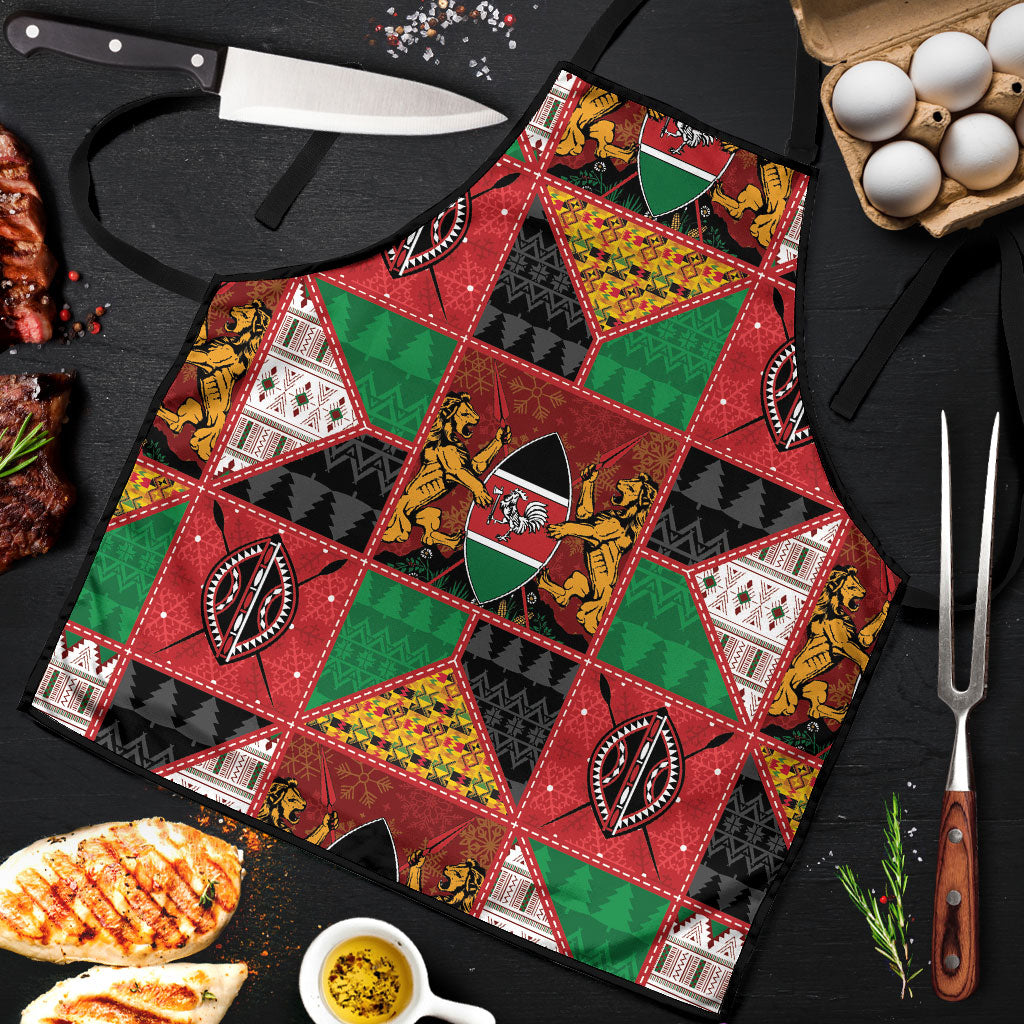 Kenya Christmas Apron Patchwork Style