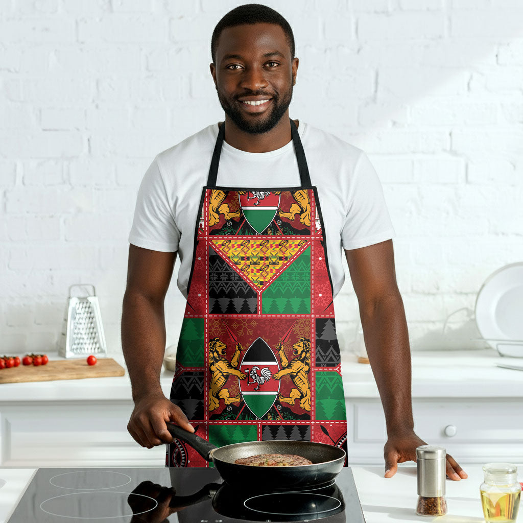 Kenya Christmas Apron Patchwork Style