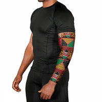 Kenya Christmas Arm Sleeves Patchwork Style