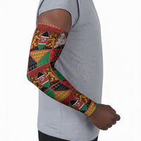 Kenya Christmas Arm Sleeves Patchwork Style